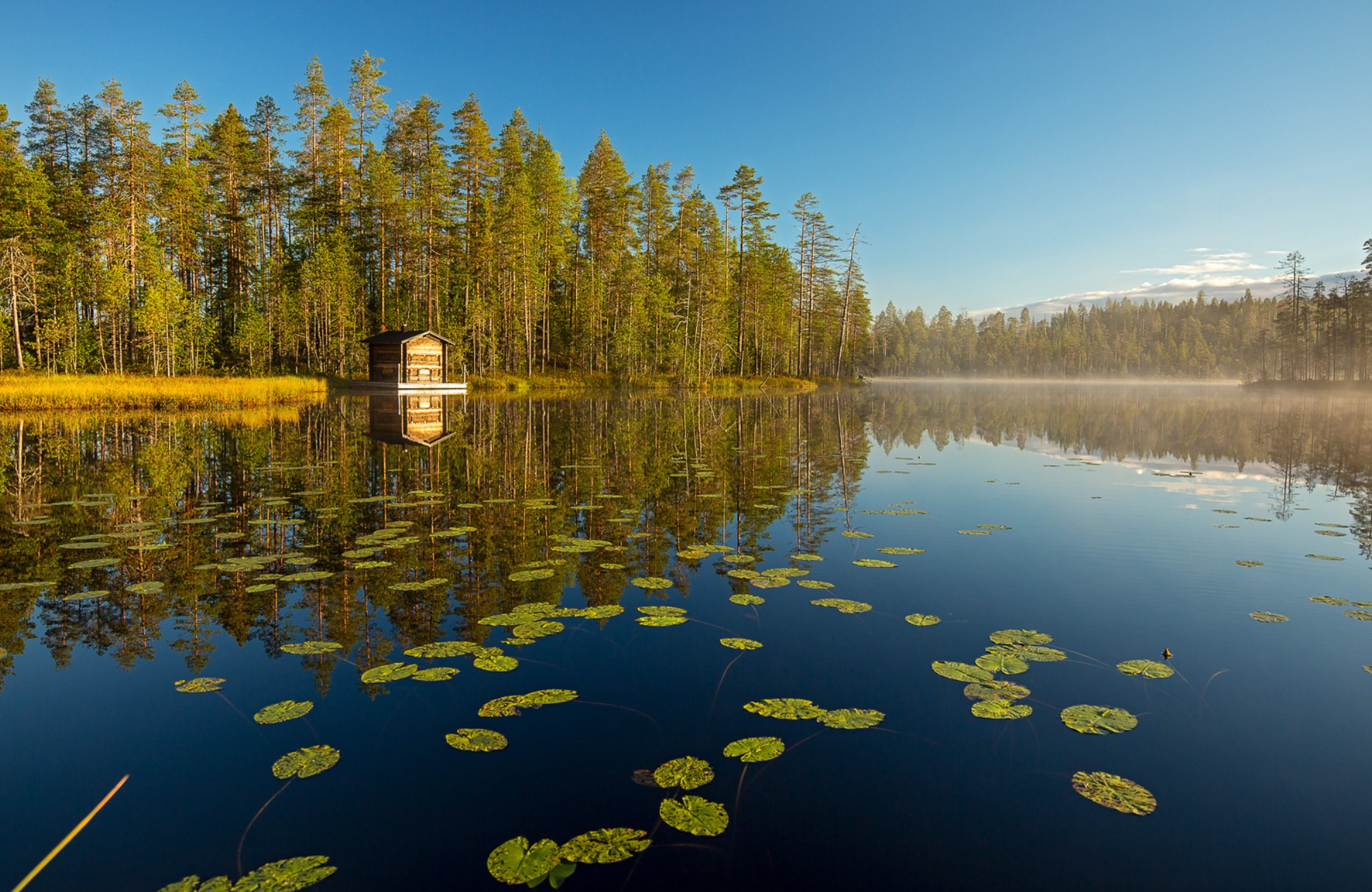 Wälder und Seen und eine unbeschreibliche Ruhe sind die typischen Attribute Finnlands.