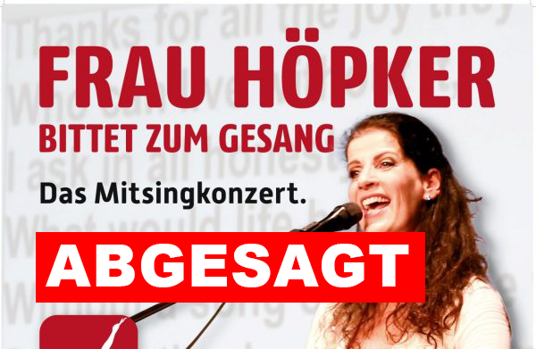 Frau Höpker bittet zum Gesang – ABGESAGT